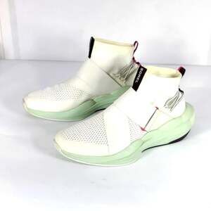 Sorel Women's White and Green Sneakers #753 Size 10